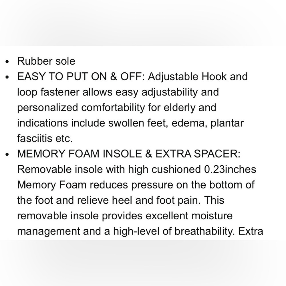 Youyun air cushion diabetic nonslip memory foam walking sneaker - Picture 10 of 11